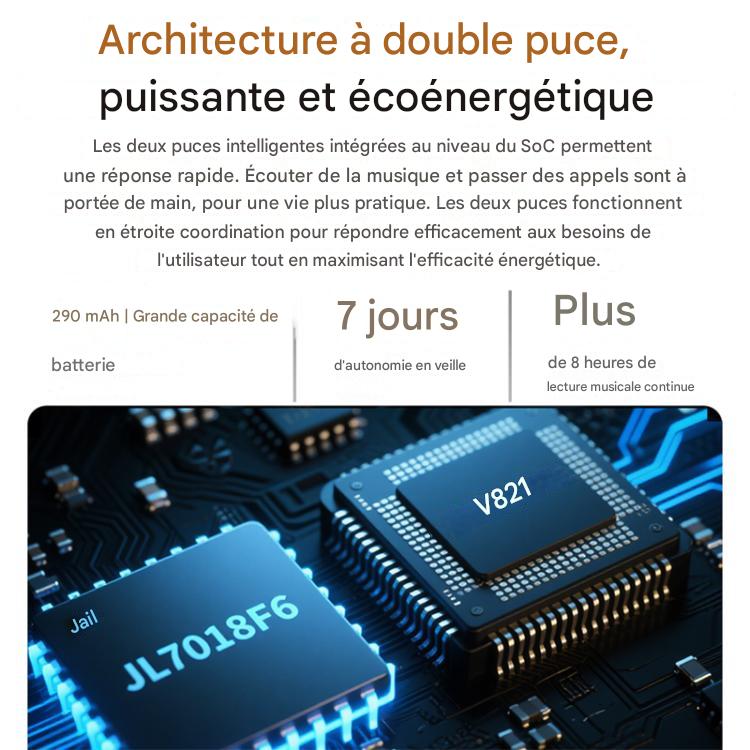 Lunettes avec Caméra 8MP M02 Ultra Noires - Lunettes Intelligentes IA Verres Photochromiques