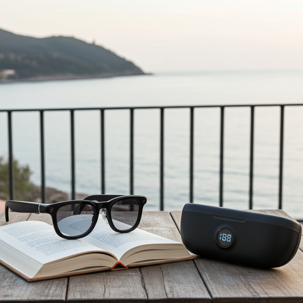 Lunette Connectée HD 8MP – IA, Traduction & Stabilisation, iLunette